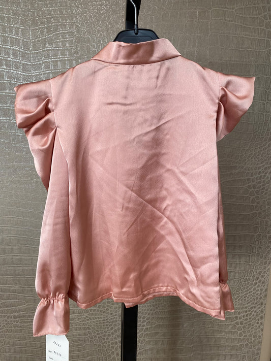 Elegante satijne Blouse met Strik