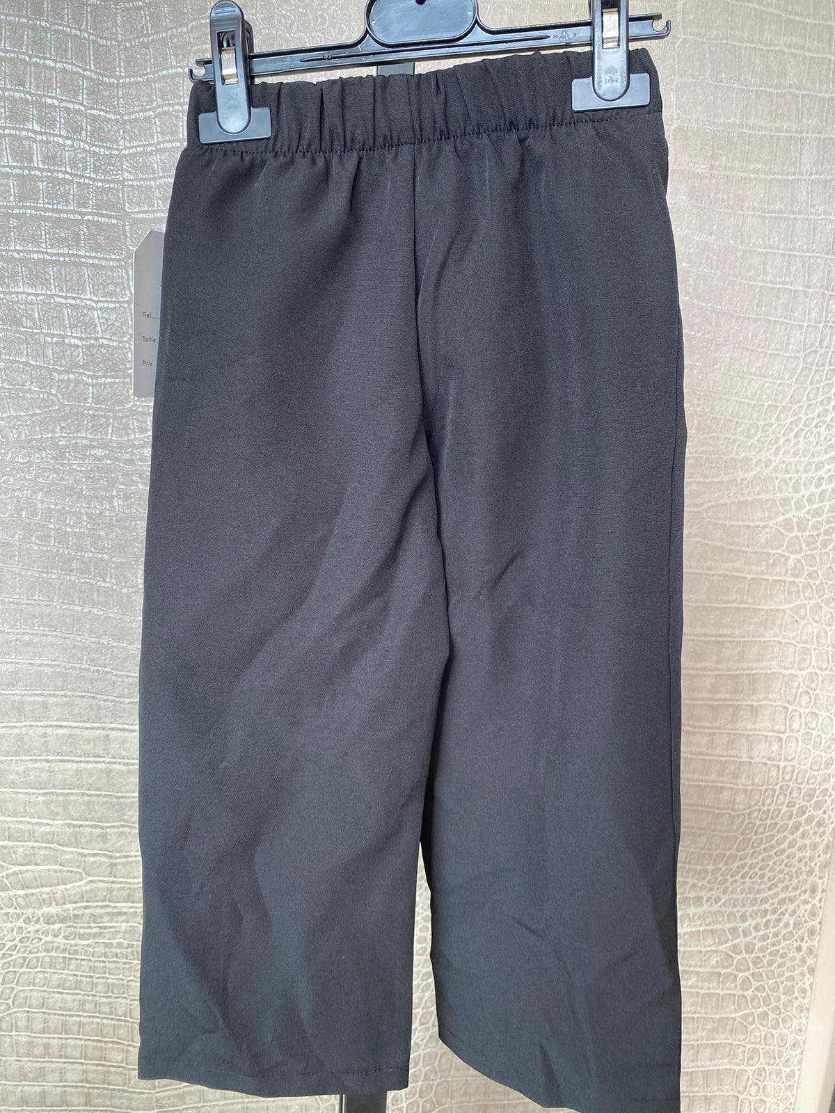 Wide Leg Broek met Gouden Knoop