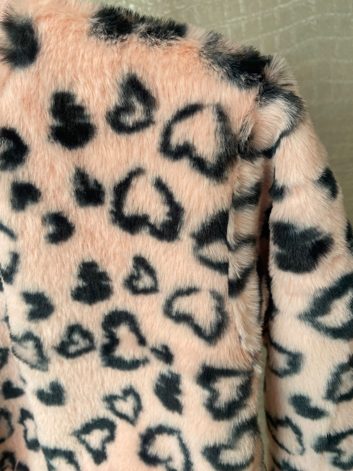 Kids Fluffy Hearts Sweater