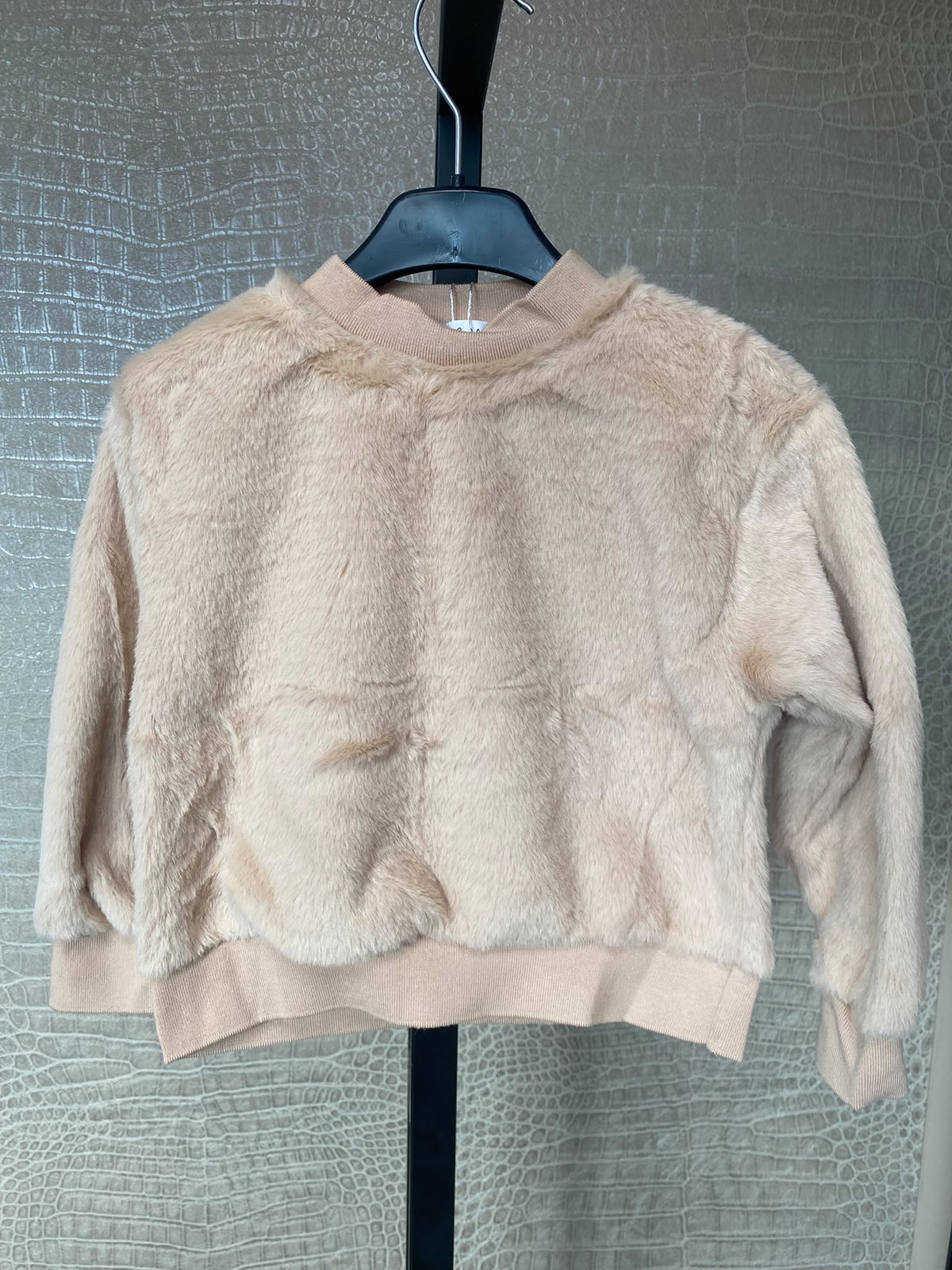 Kids Fluffy Teddy Sweater