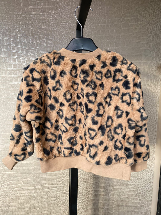 Kids Fluffy Hearts Sweater