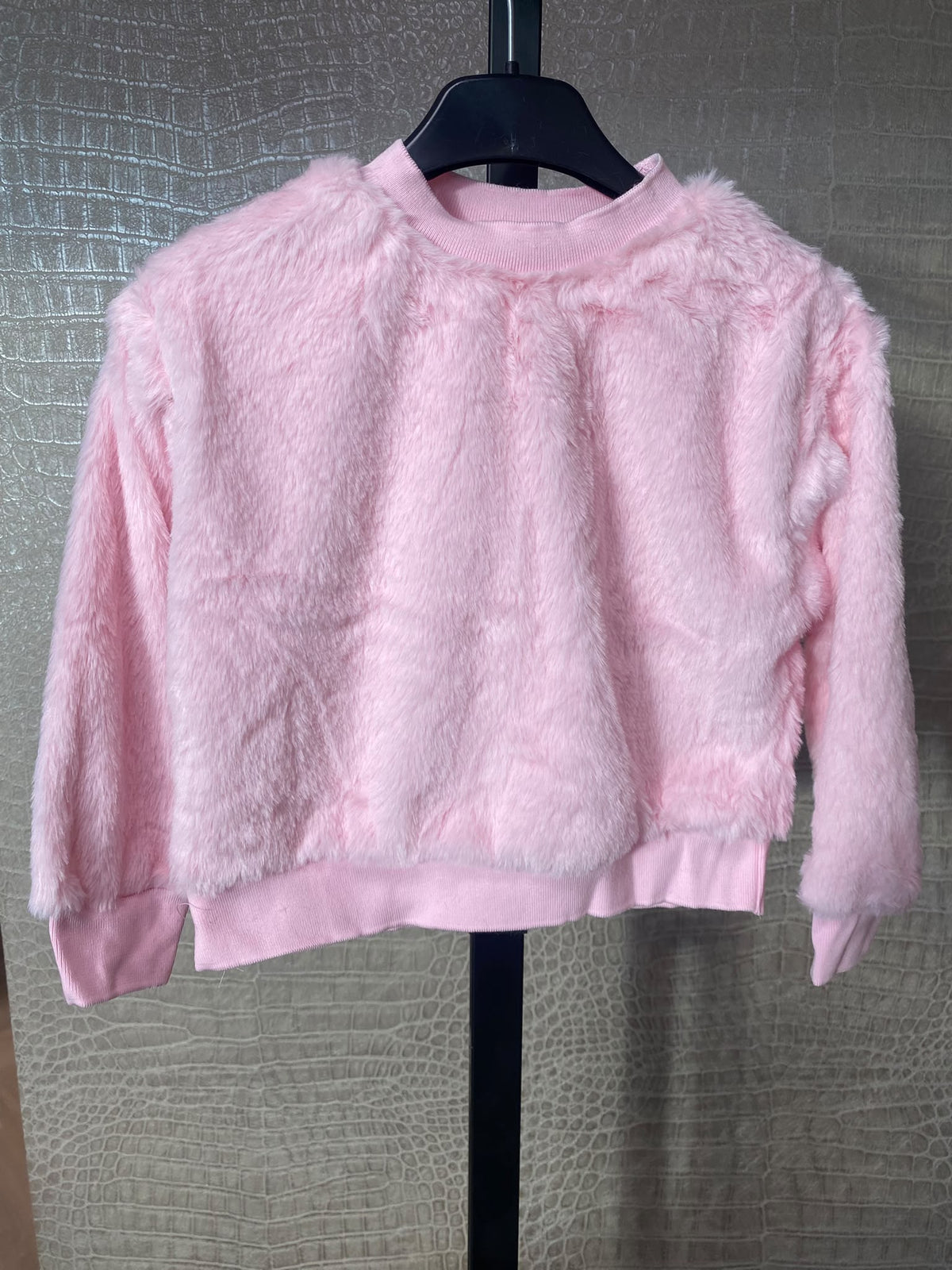 Kids Fluffy Teddy Sweater