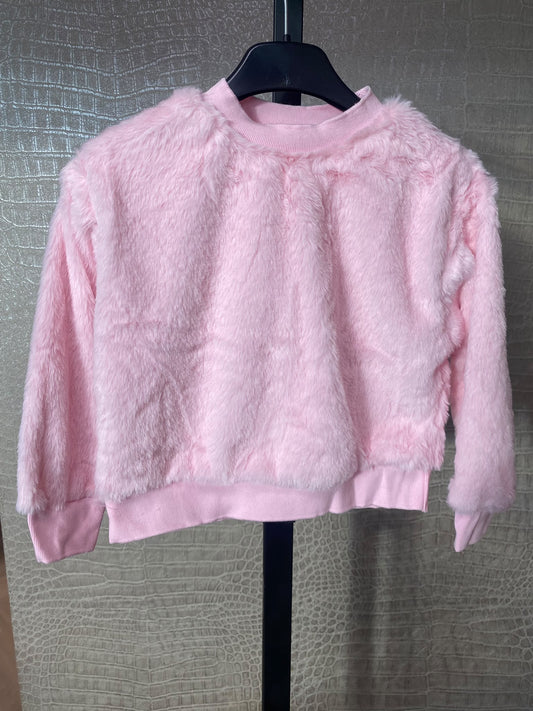 Kids Fluffy Teddy Sweater